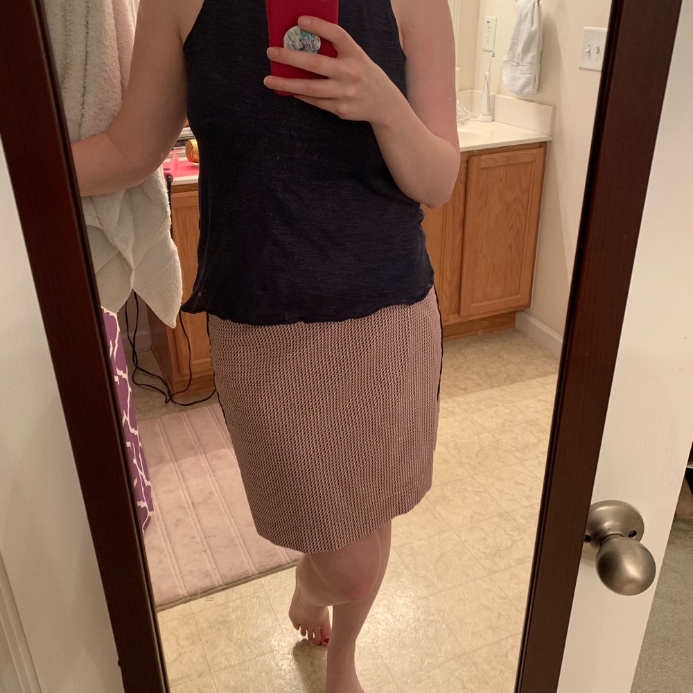 Ann Taylor Geometric Print Skirt
